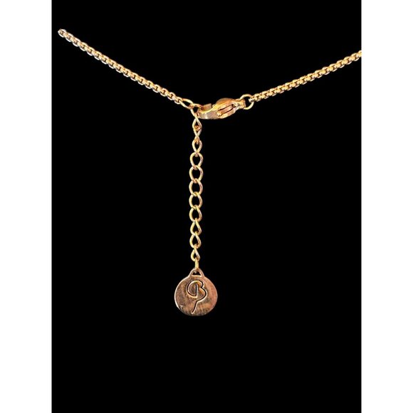 Copper Minimalist Circle/Crystal Necklace - Picture 5 of 7